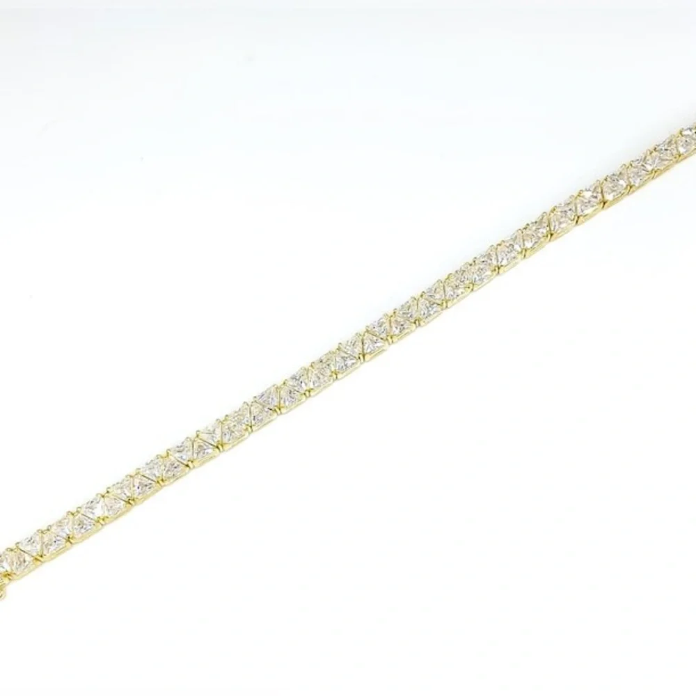 46ct Trillion Tennis Bracelet - Picture 8 of 14